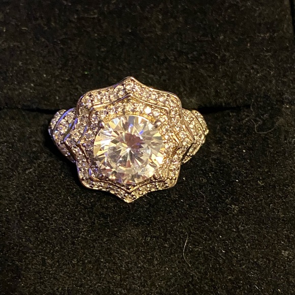 Silver CZ Ring - Picture 1 of 2